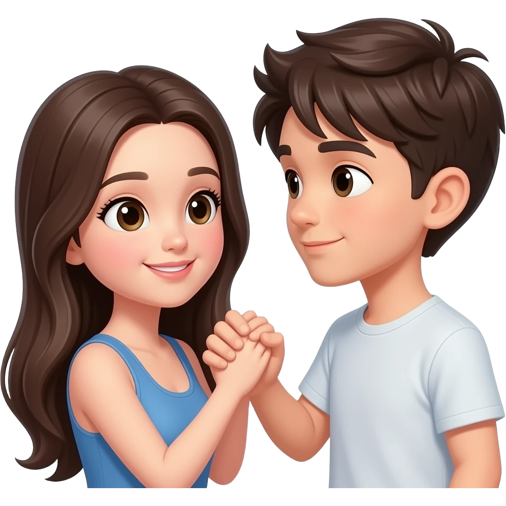 Girl and boy sex emoji
