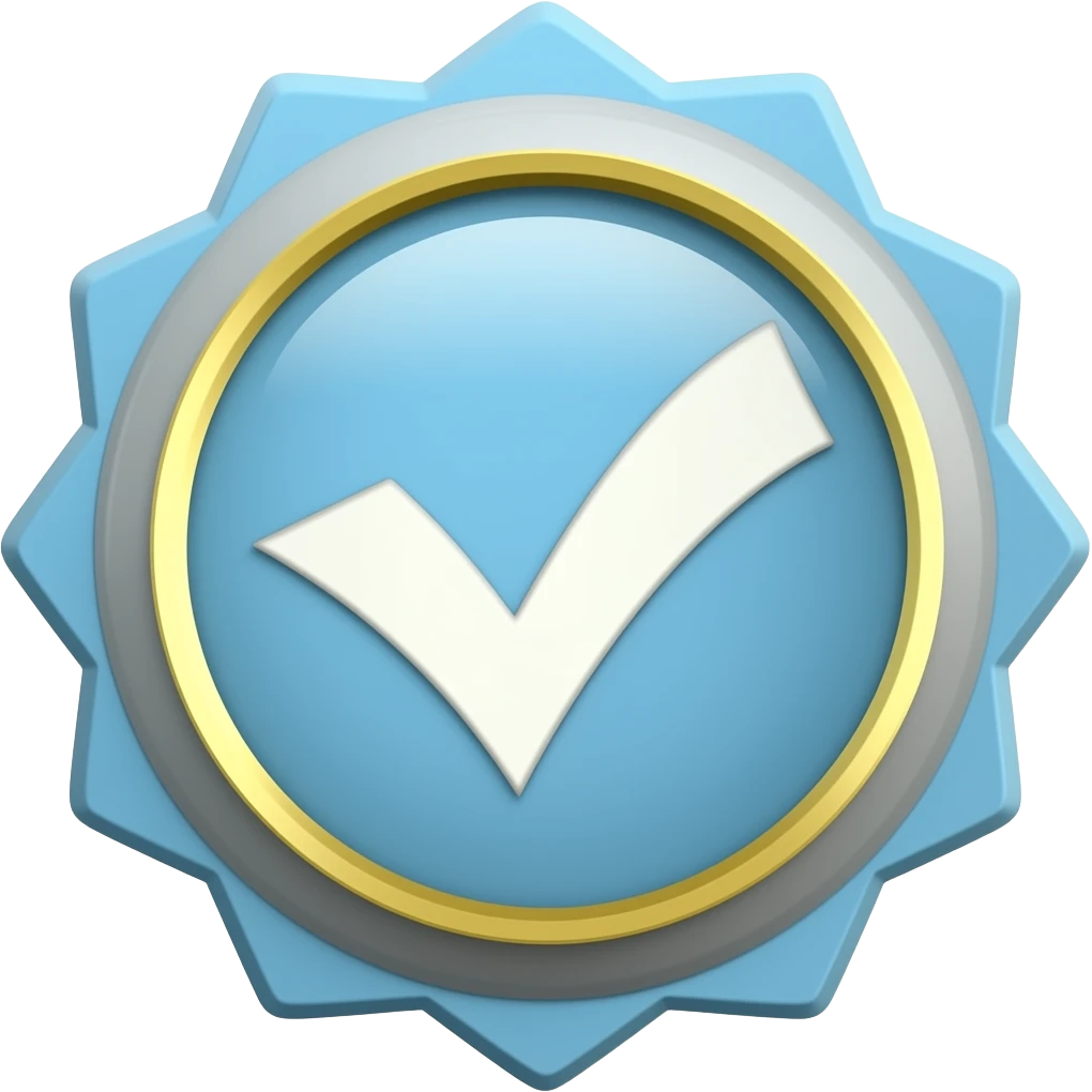 Verified badge emoji
