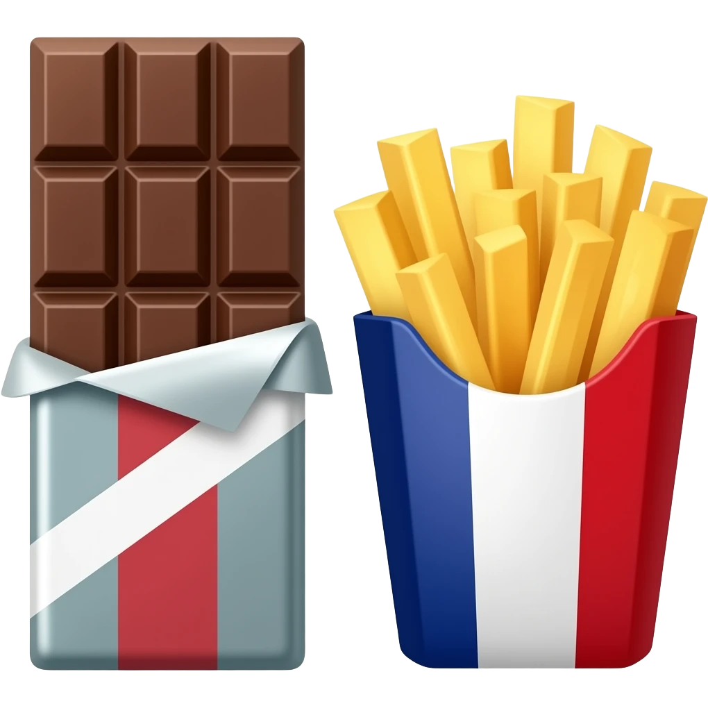 🍫🍟 emoji