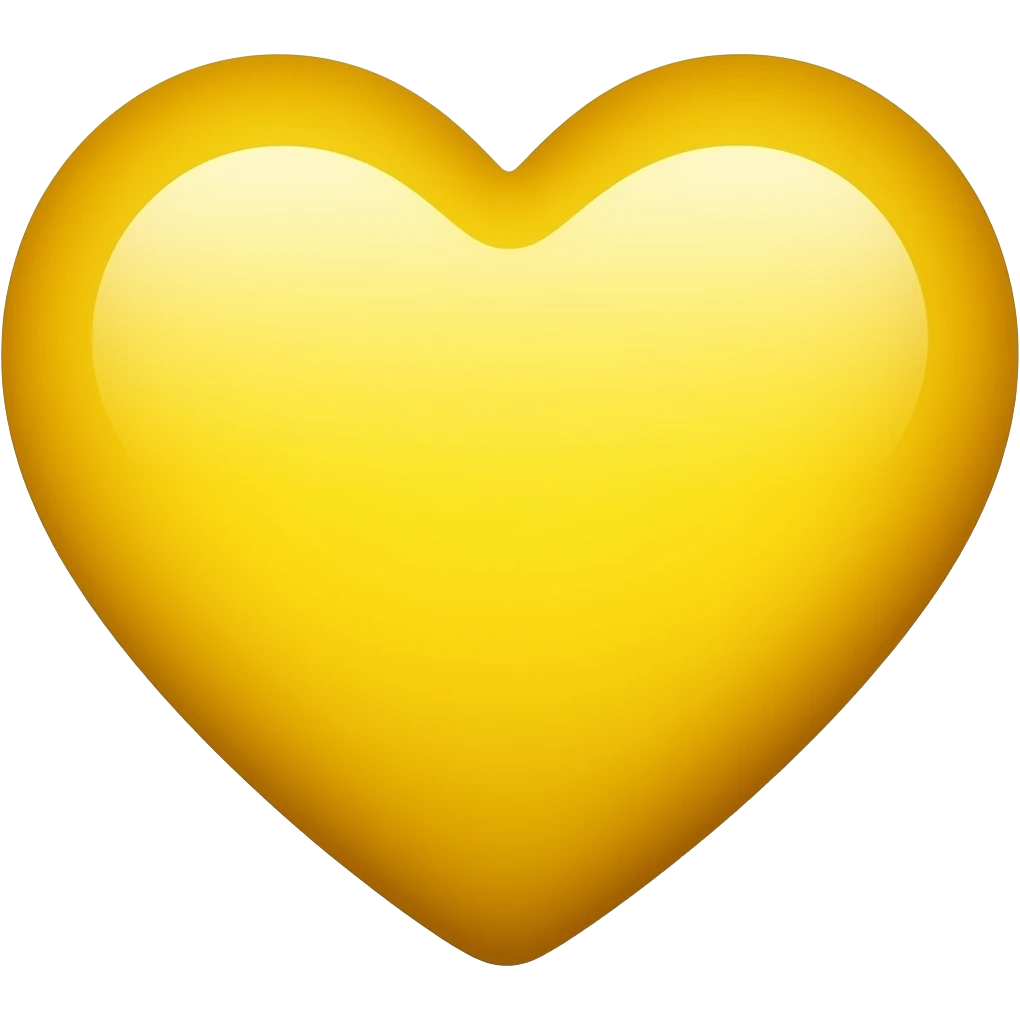 yellow heart emoji