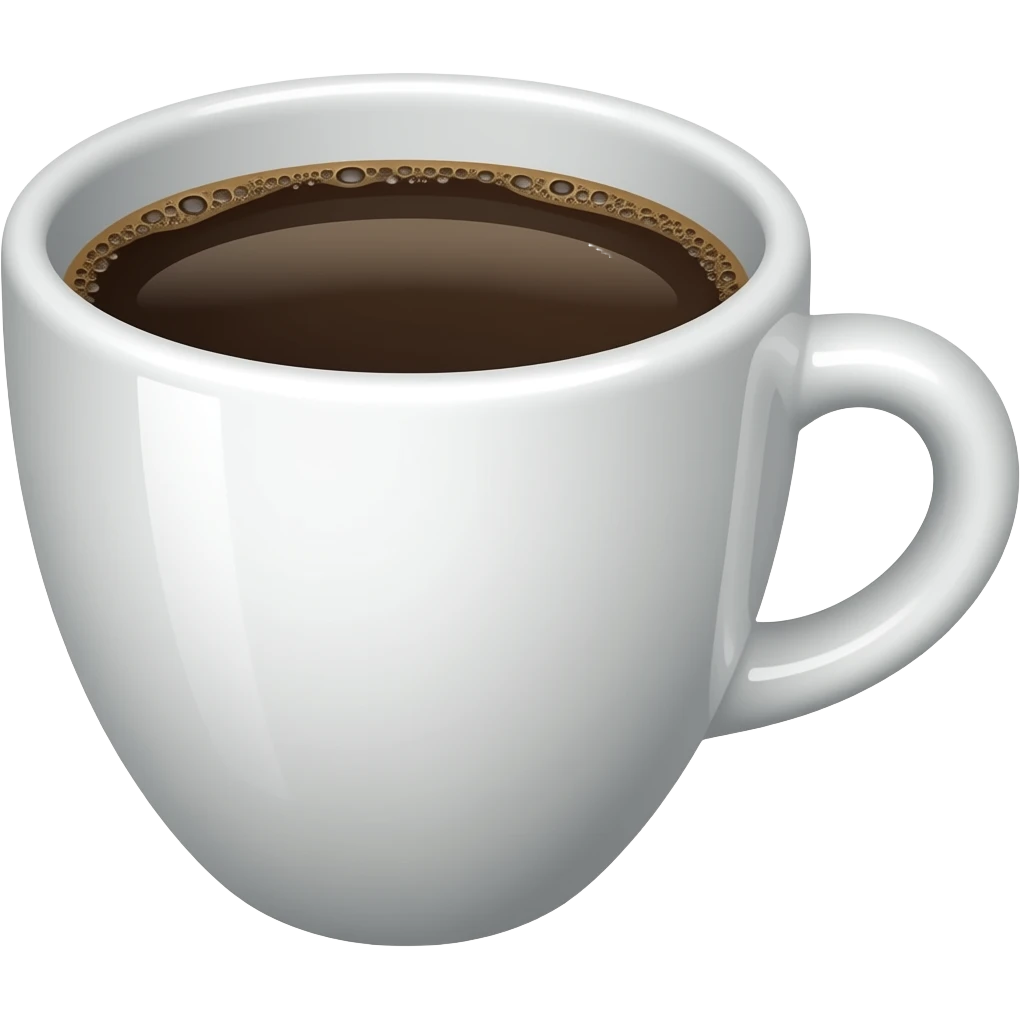 Taza de café emoji