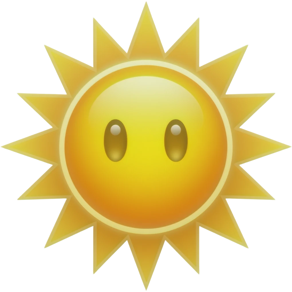 Sun emoji