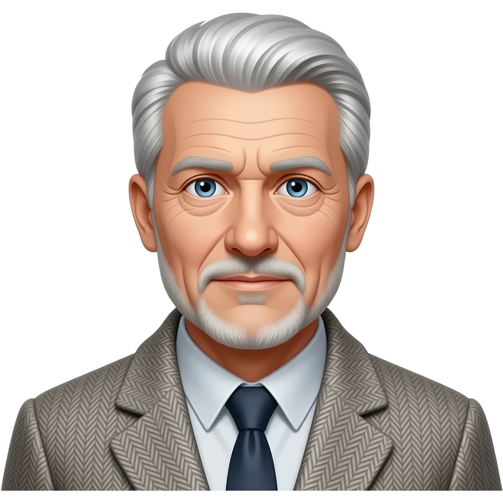 vecchio con occhi azzurri emoji