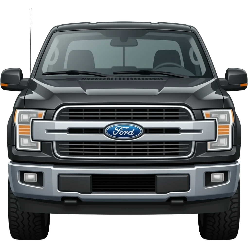 Create a 2026 black ford f-150 lariat emoji