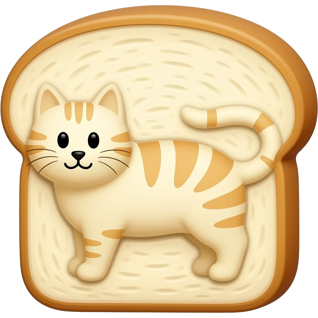 Cat bread emoji