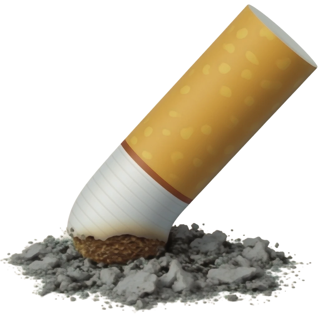 cigarette ashes emoji