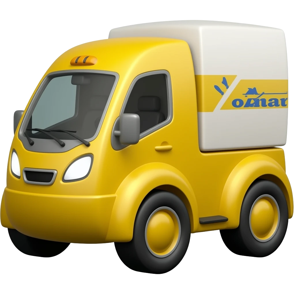 yellow delivery robot emoji