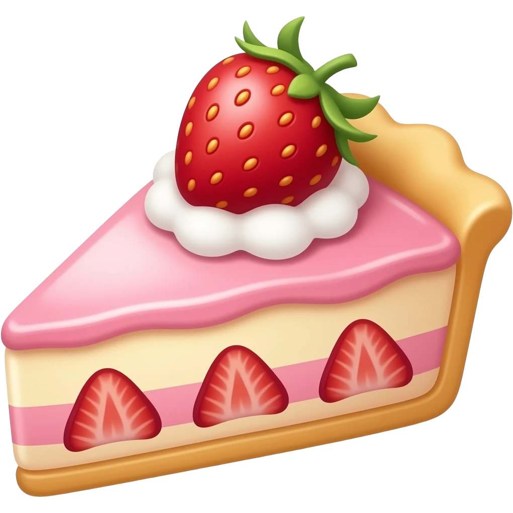 Strawberry pie emoji