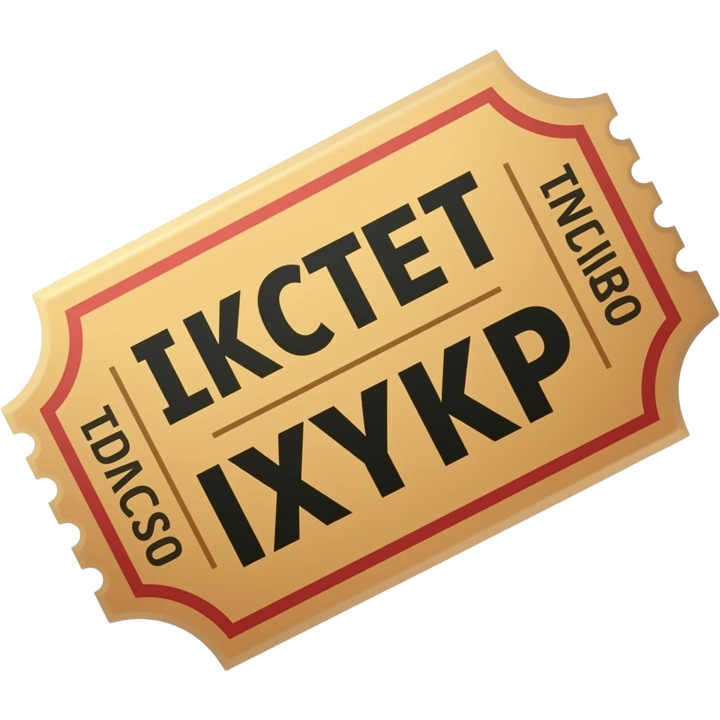 circus ticket emoji