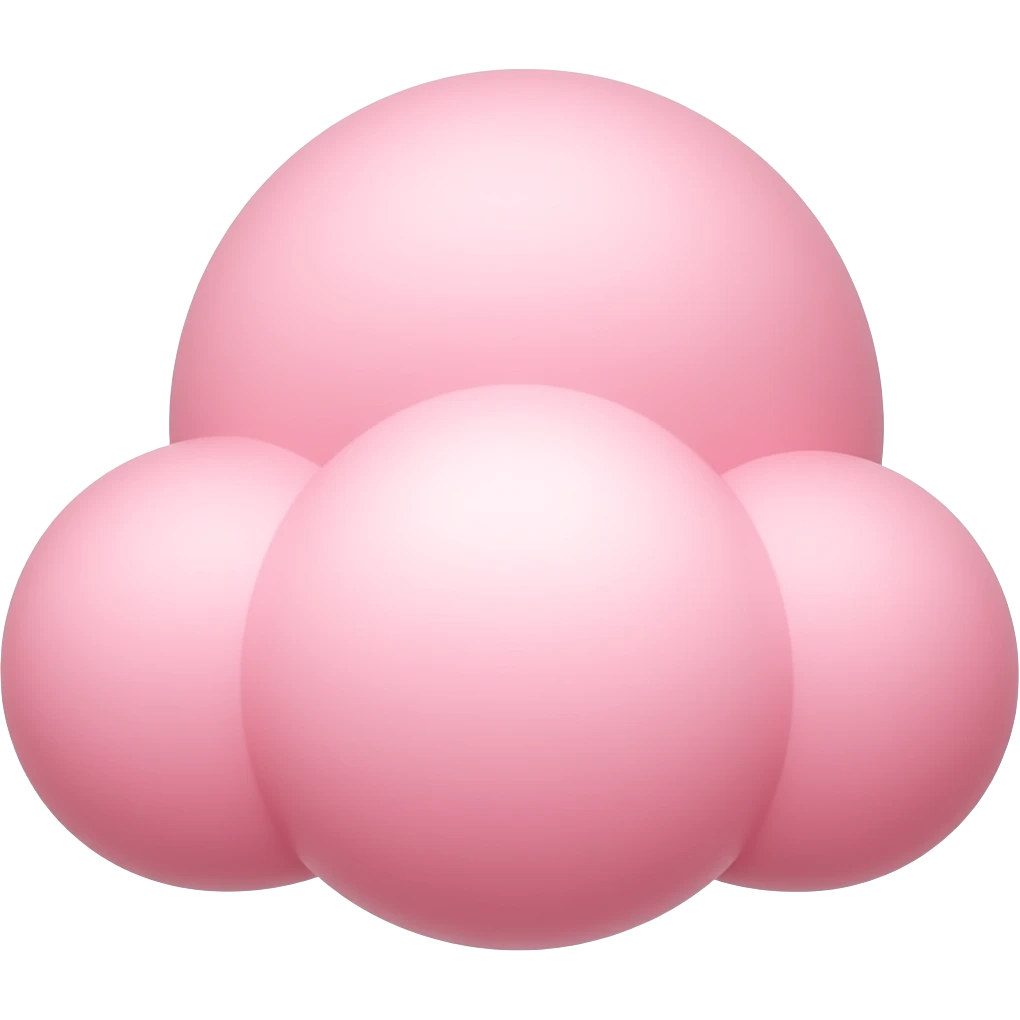 Pembe bulut emoji