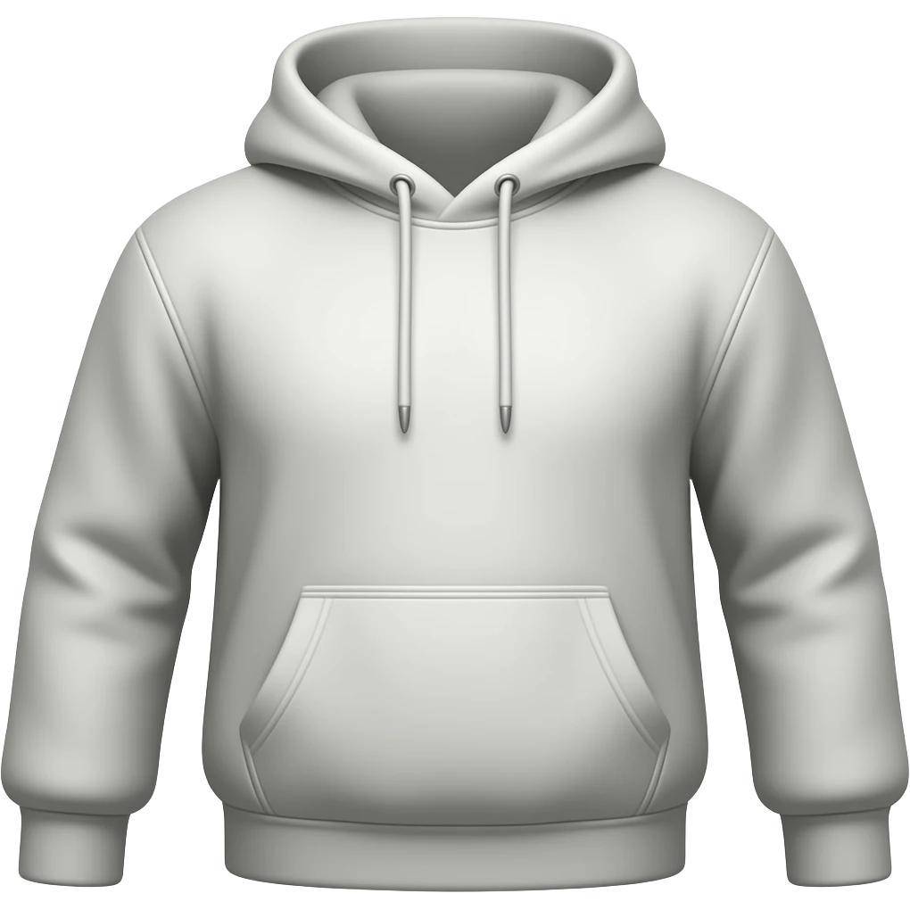 A hoodie emoji