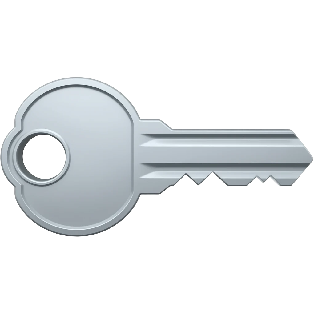 A key emoji