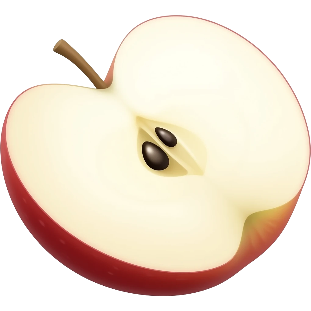 red apple wedges emoji