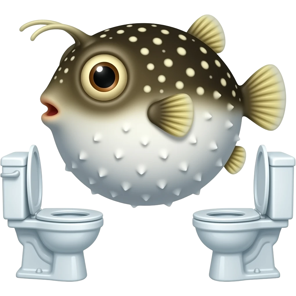 🪠🐡🪠 emoji