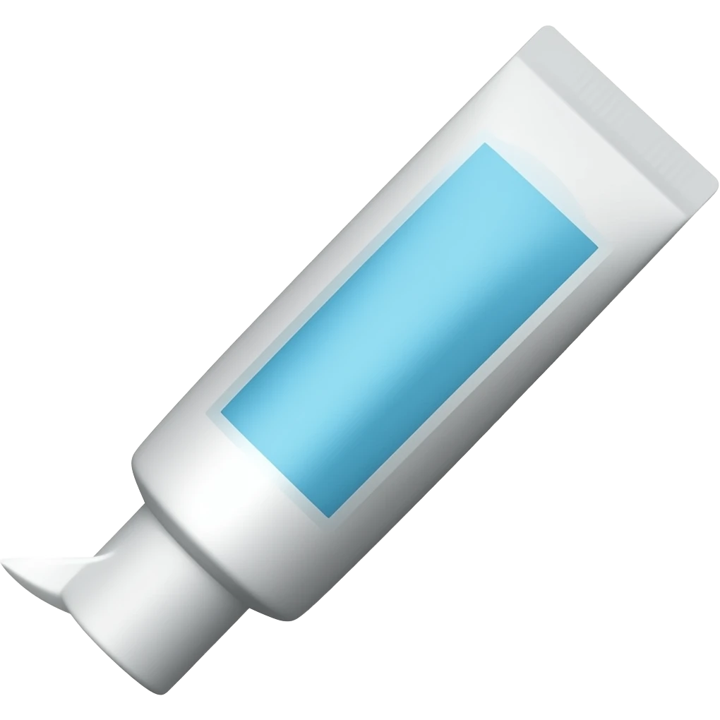 Tooth paste emoji