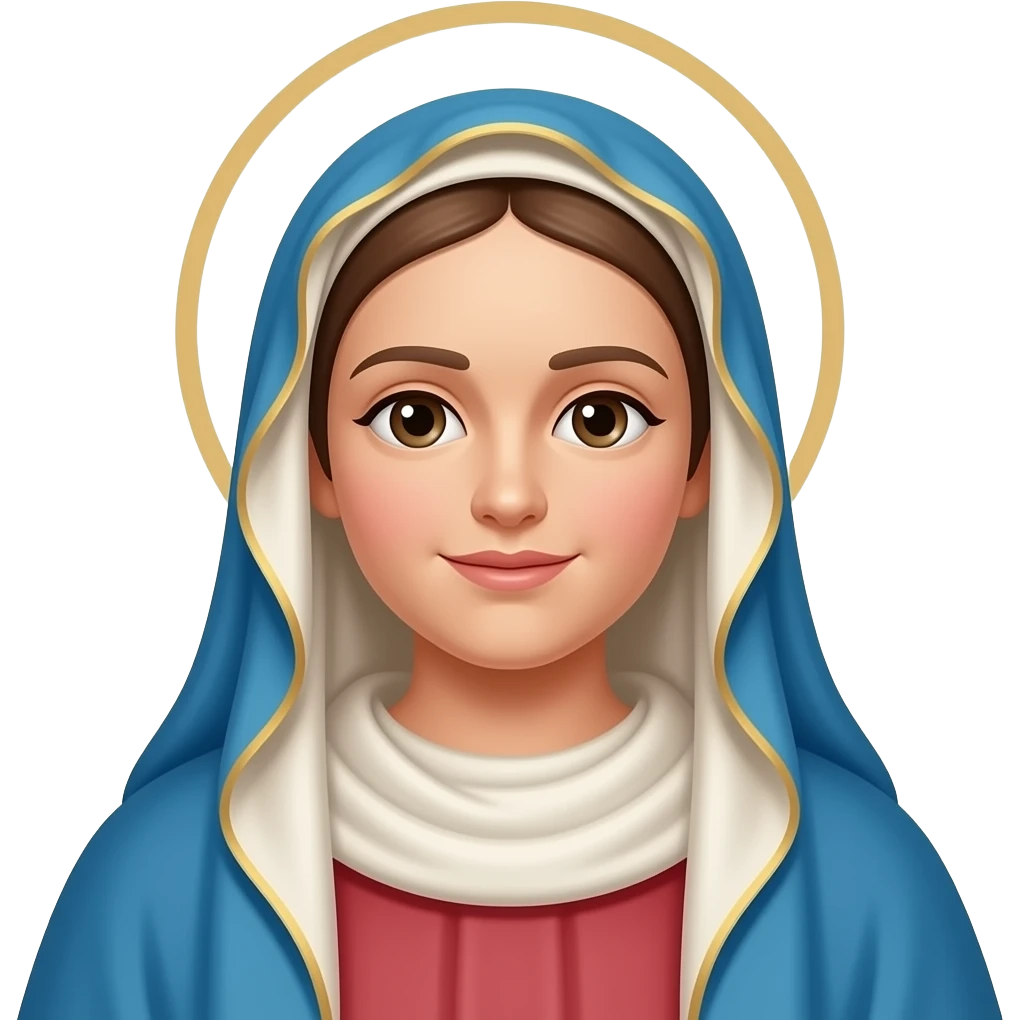 Virgen maria emoji