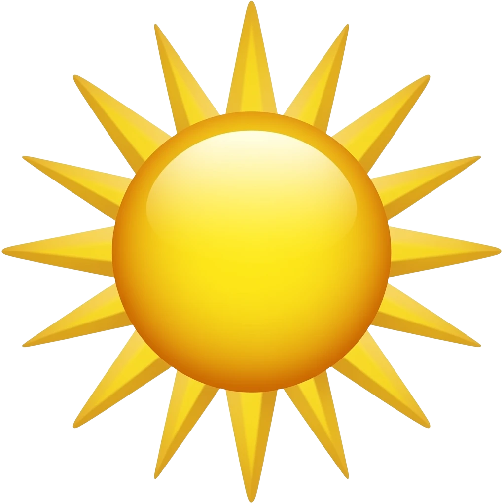 sunshine emoji