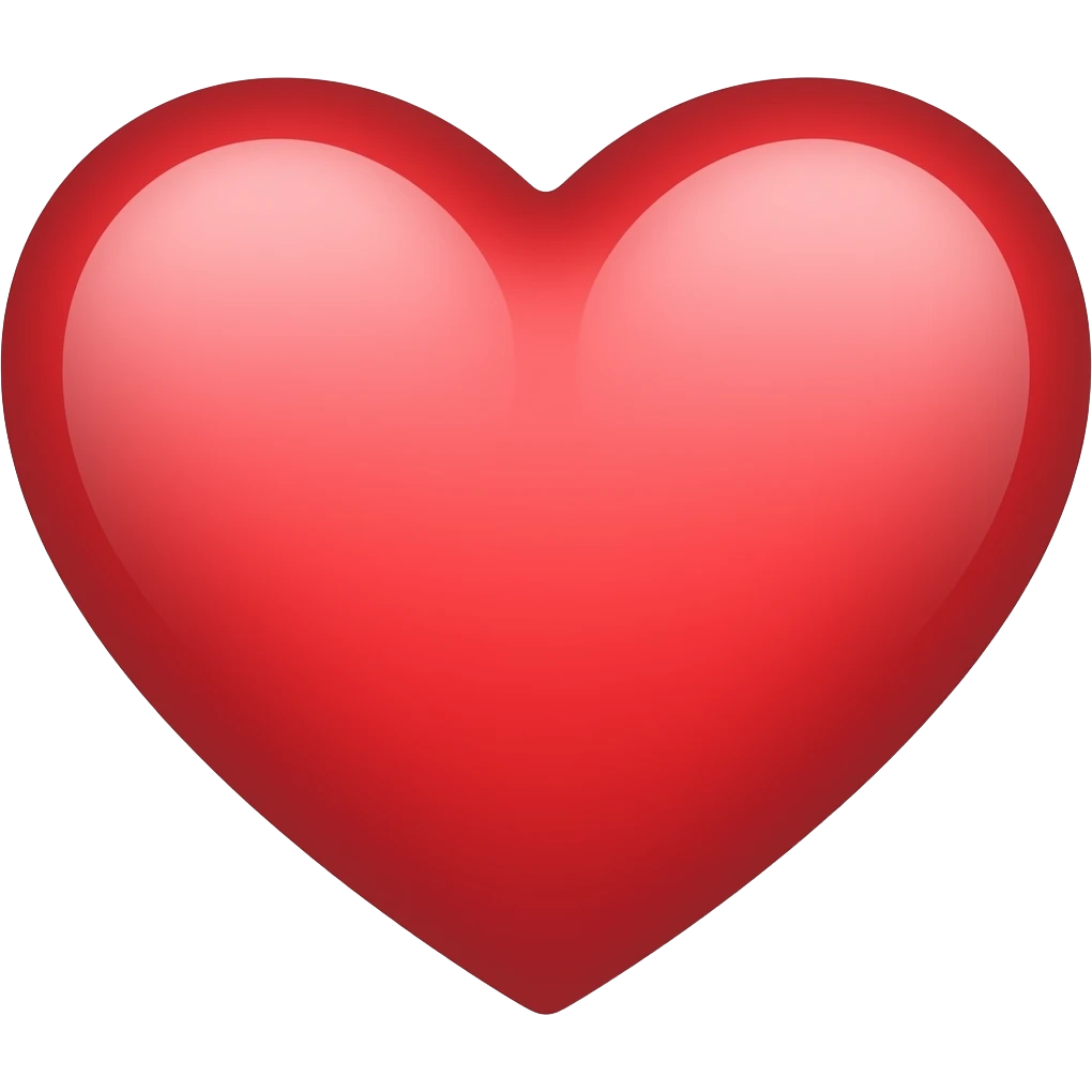 heart flat vector emoji