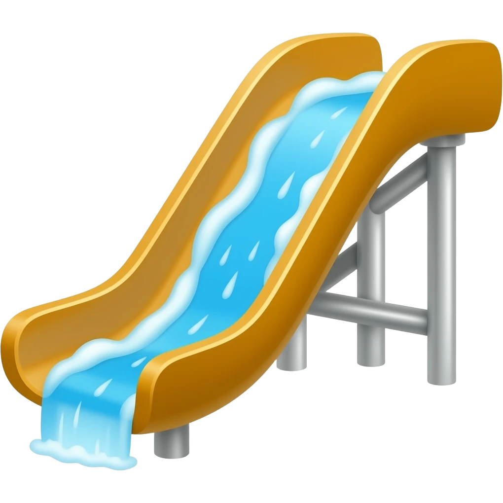generate a waterslide emoji