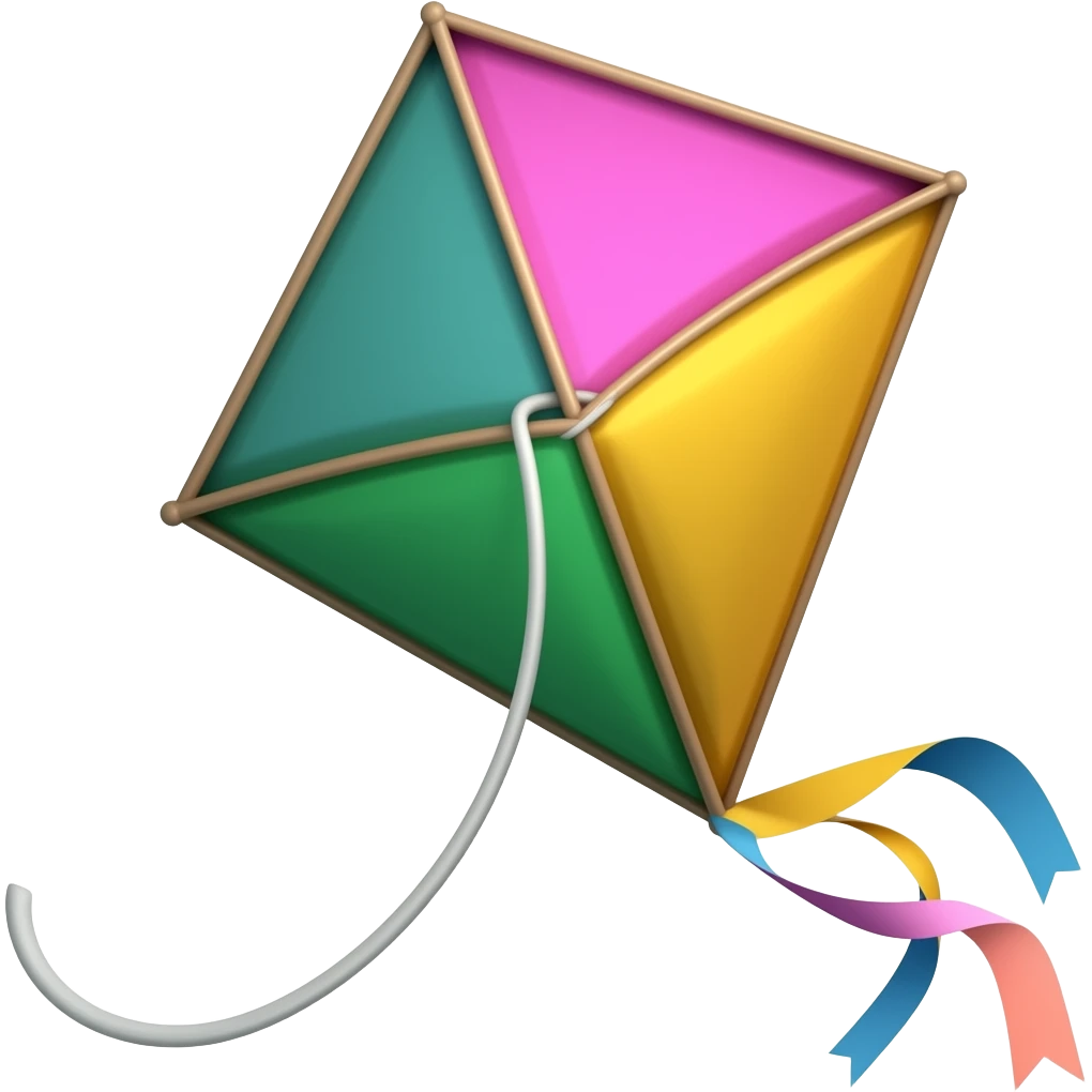 toy kite emoji