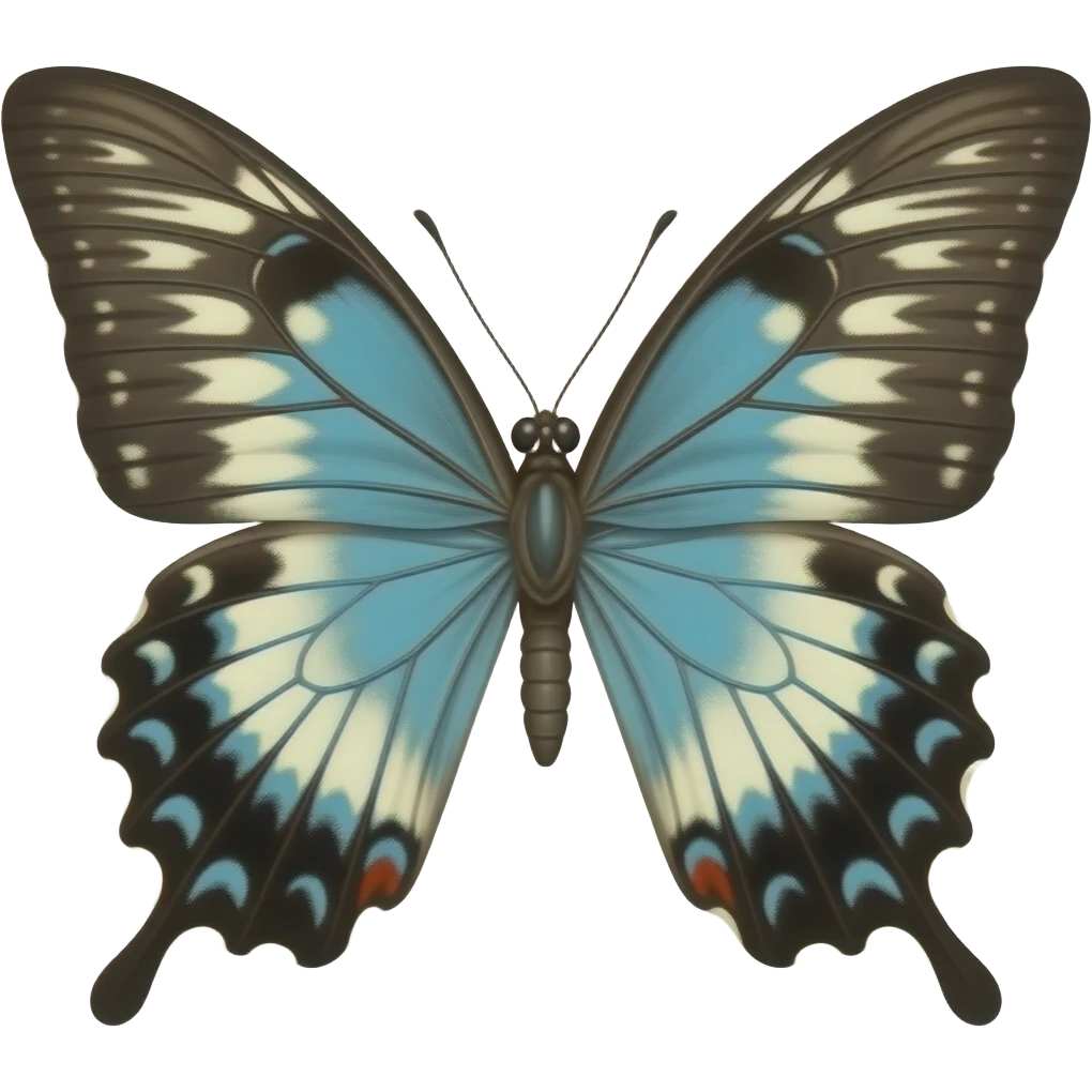 Borboleta voador de 10 asas emoji