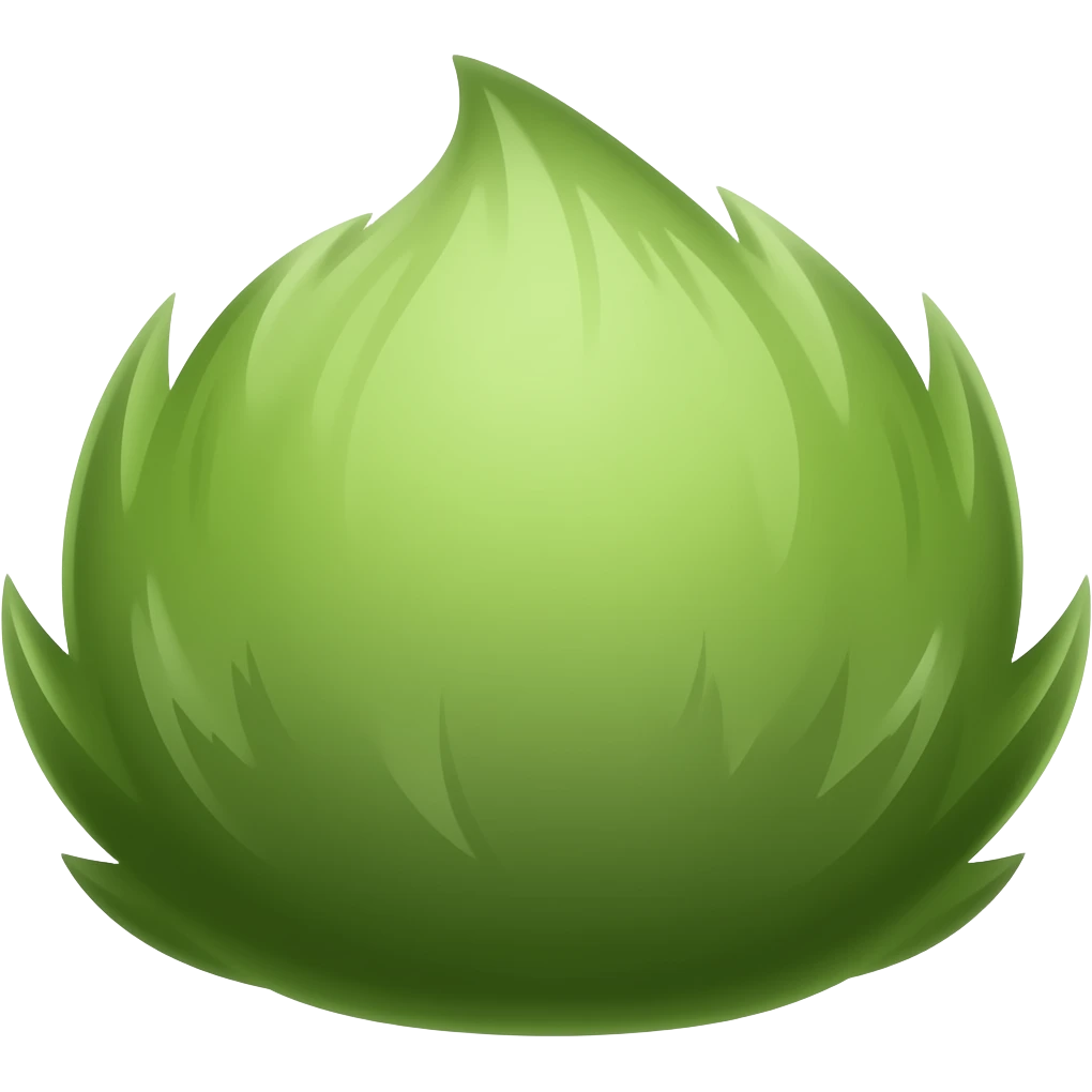 Green Rabbit tail emoji