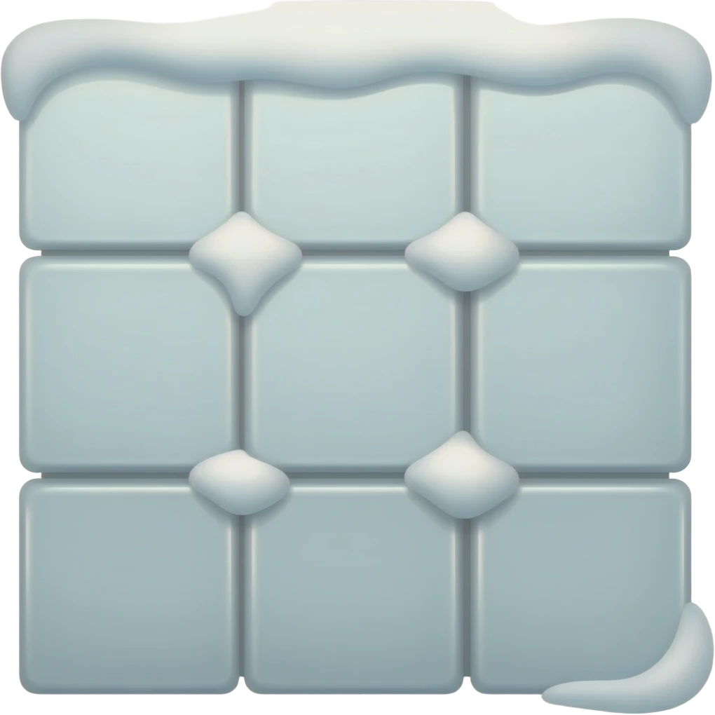 Snowed tile emoji