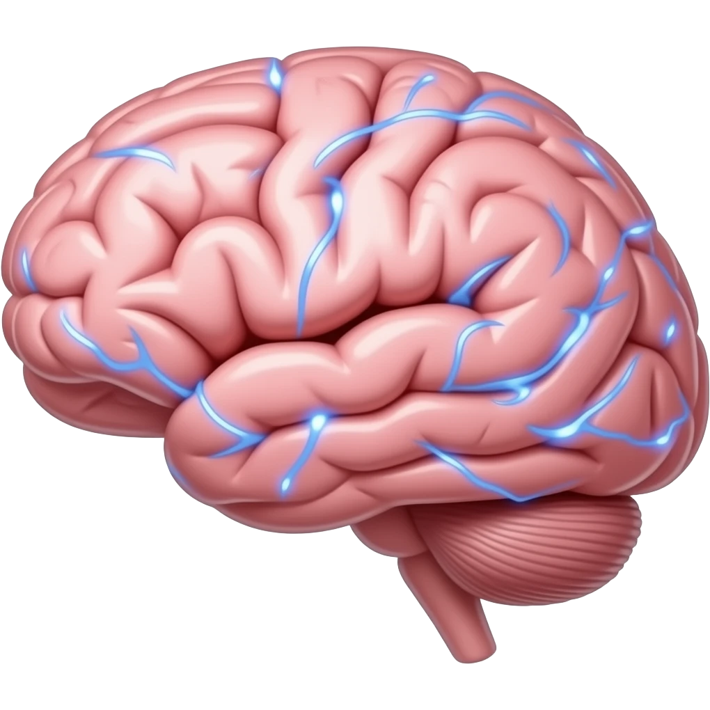 brain working emoji