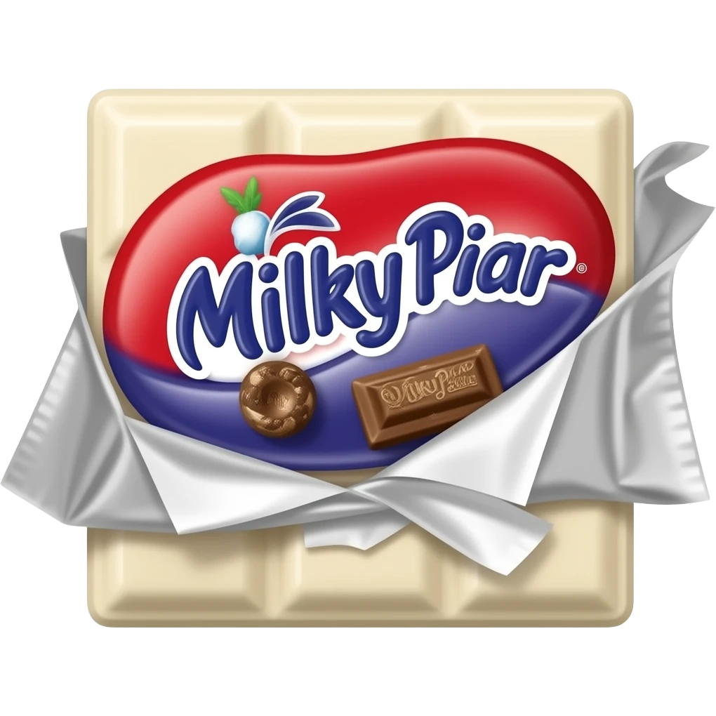 I need a milkybar emoji actual milkybar chocolate emoji milkybar is a white chocolate emoji