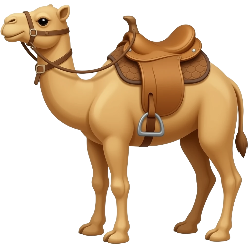 Camel saddle emoji