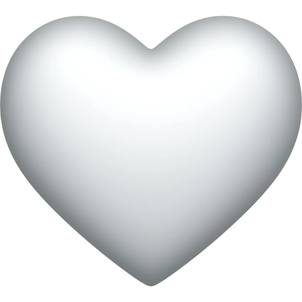 white heart emoji