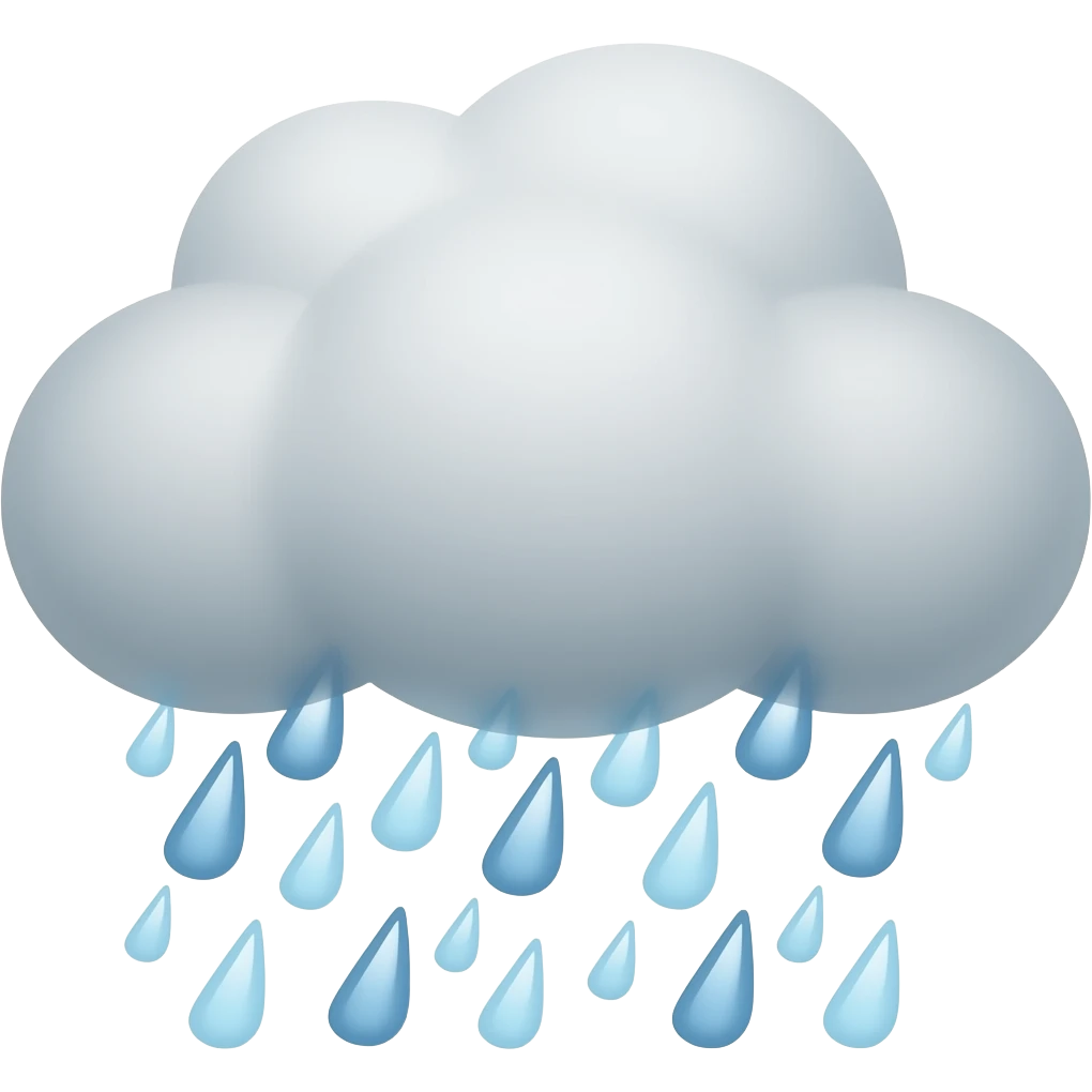 rain emoji