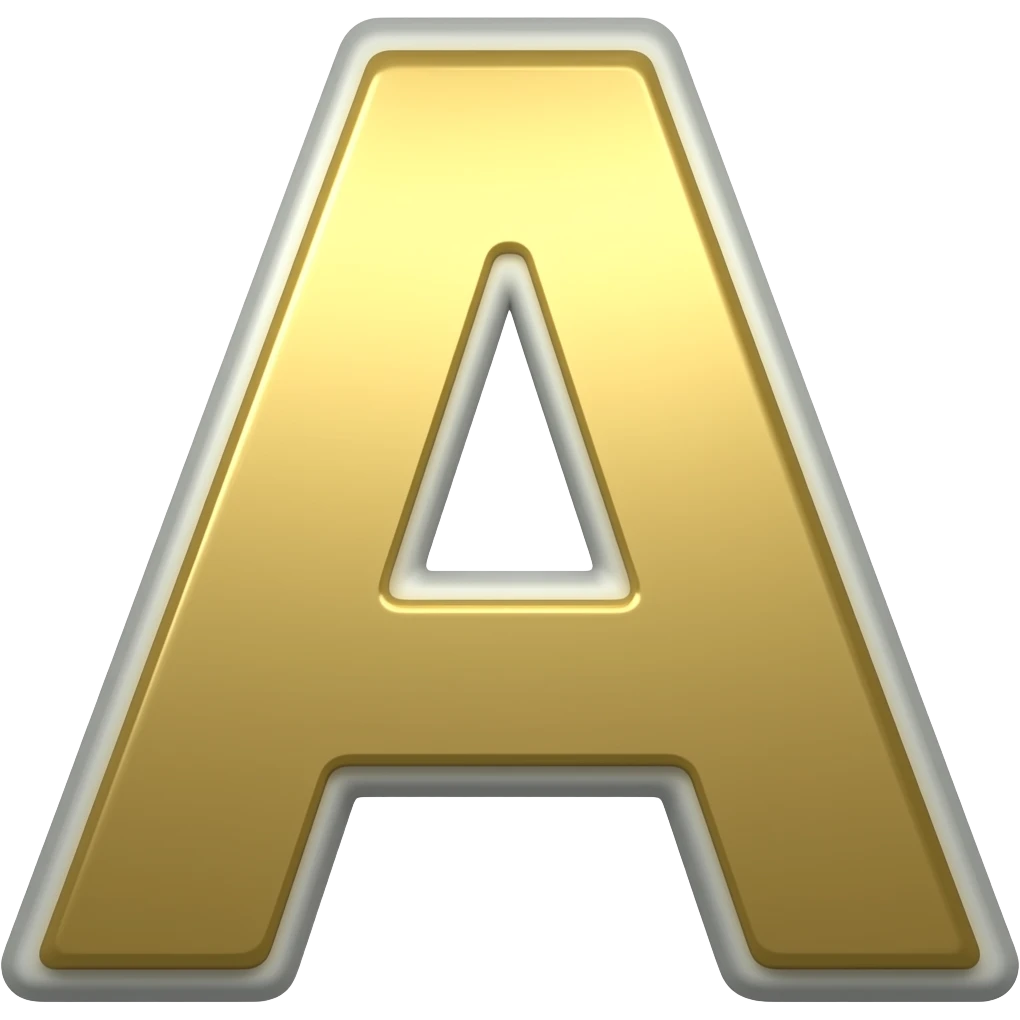 letter A emoji