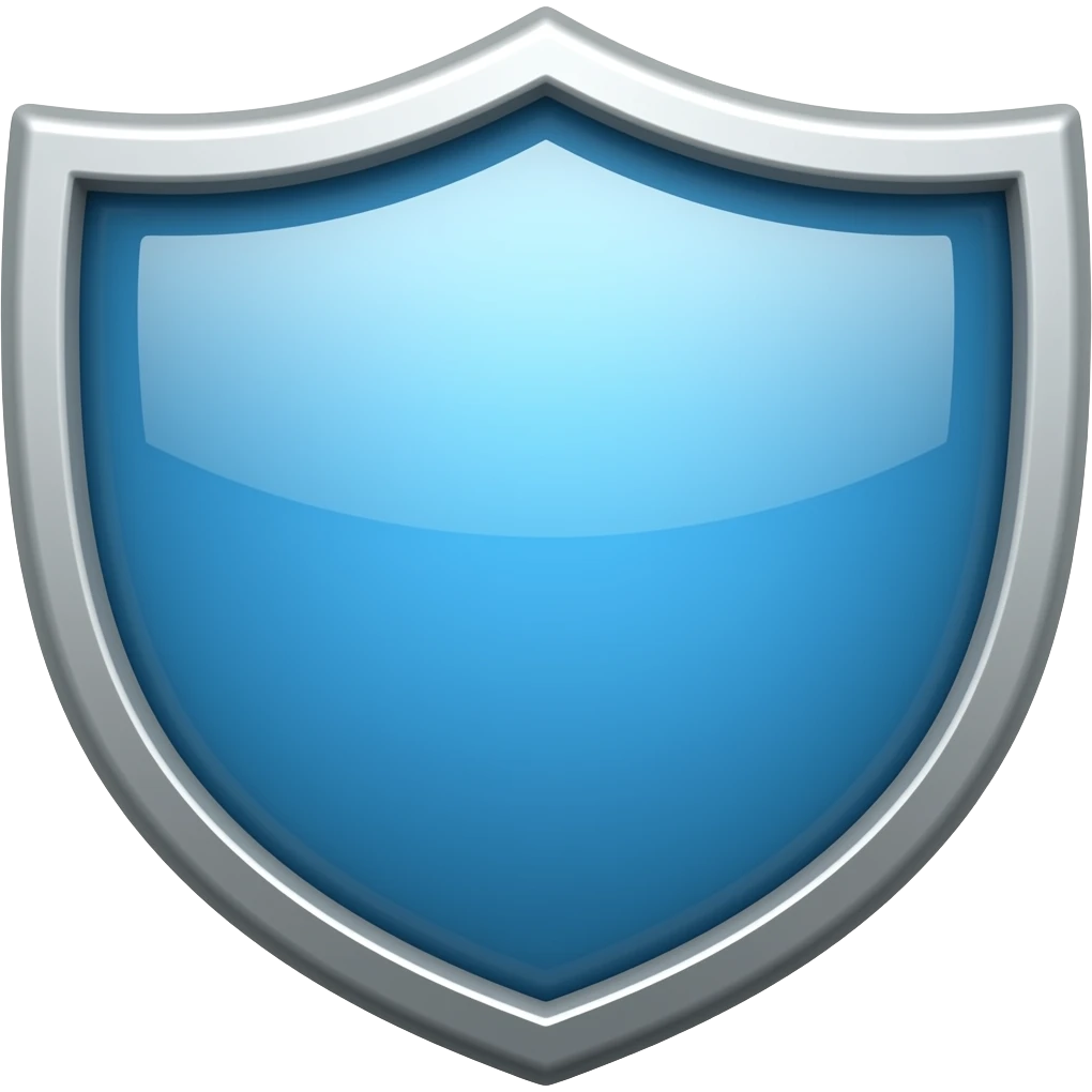 blue shield emoji