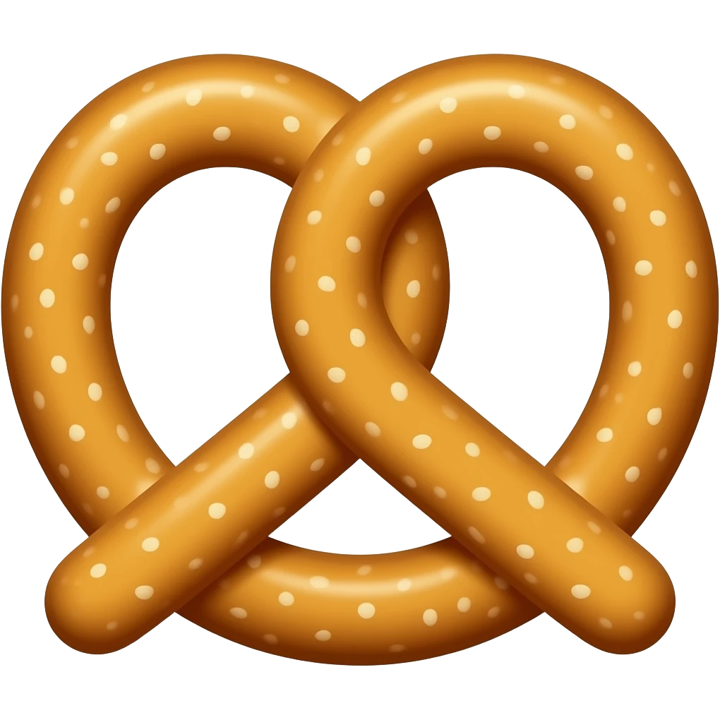 Pretzel emoji