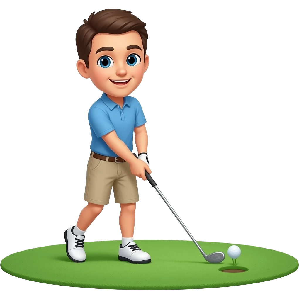 mann som spiller golf emoji