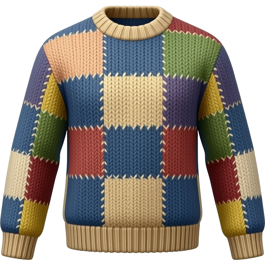 patchwork sweater emoji