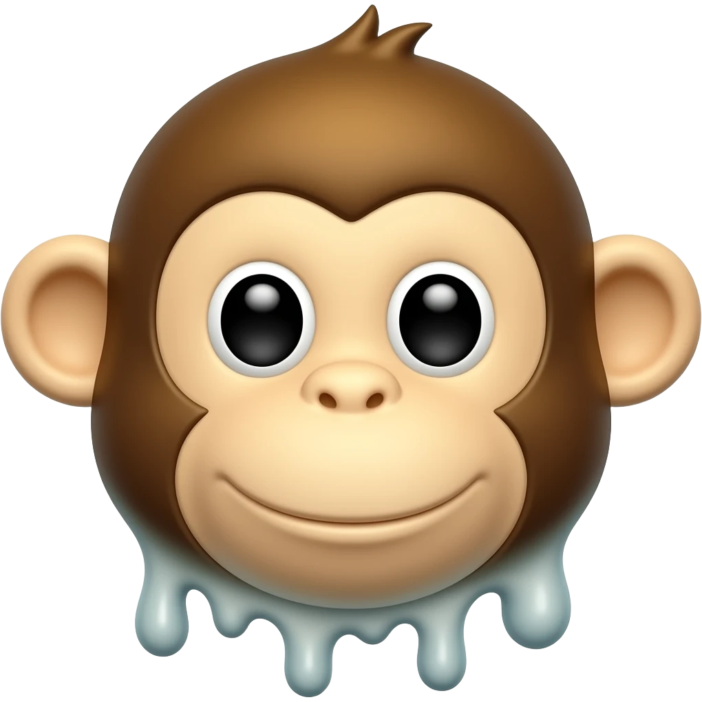 🫠 melting 🐵 monkey emoji emoji