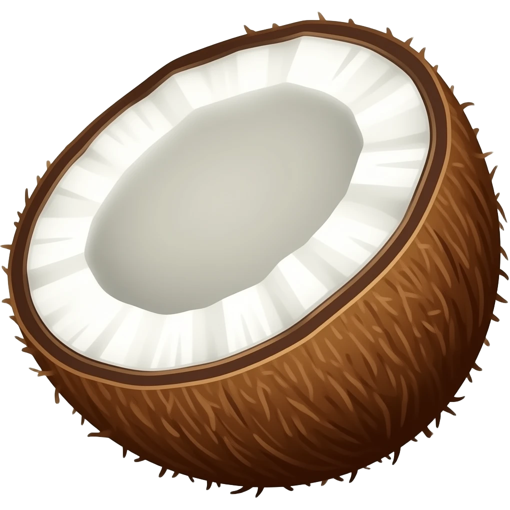 Coconut emoji