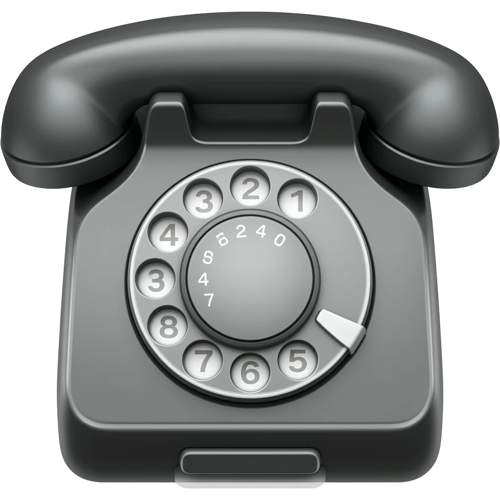 old phone emoji