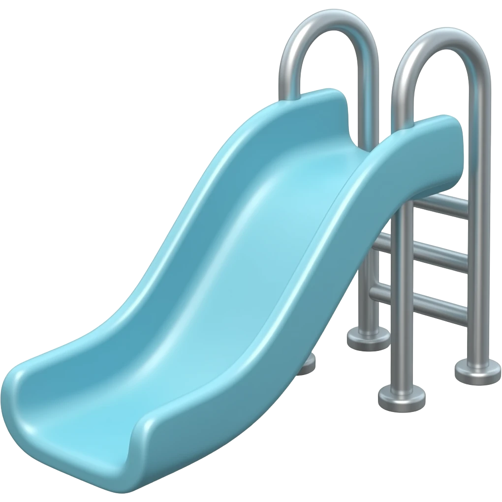 pool and slide emoji