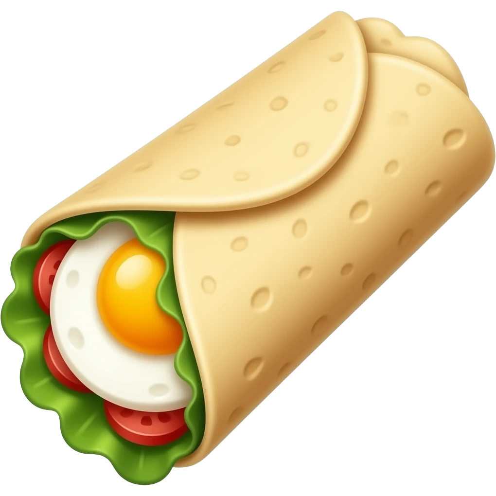 Egg burrito emoji