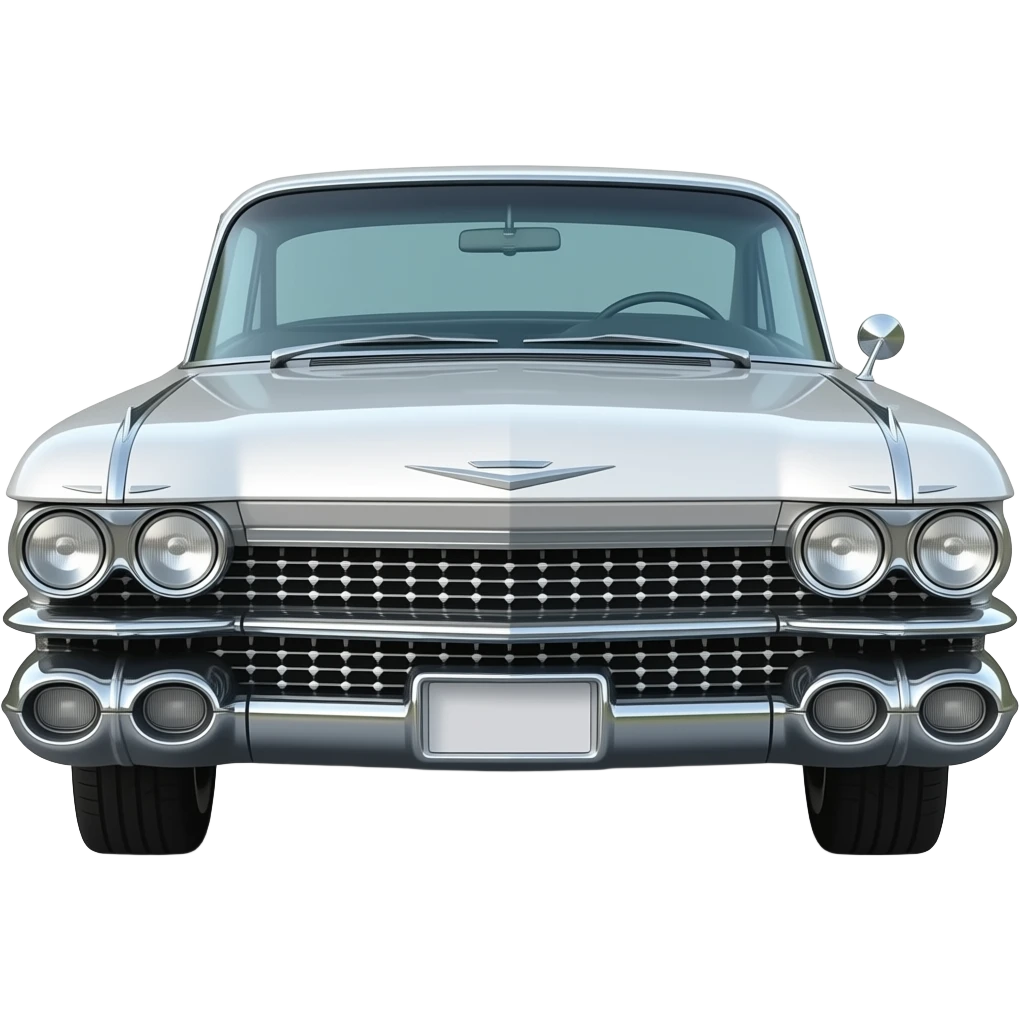 cadillac eldorado, hyper realistic, highly detailed emoji