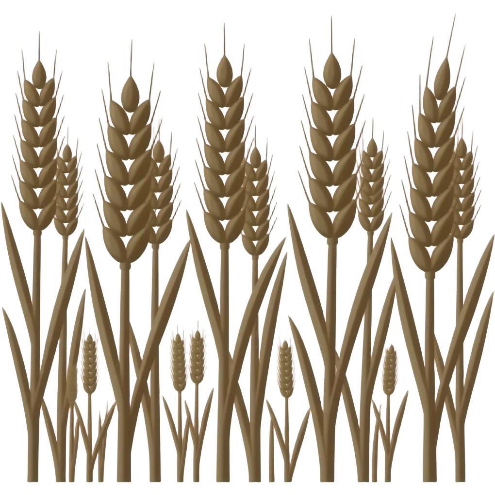 Dark brown wheat 🌾🌾🌾 emoji