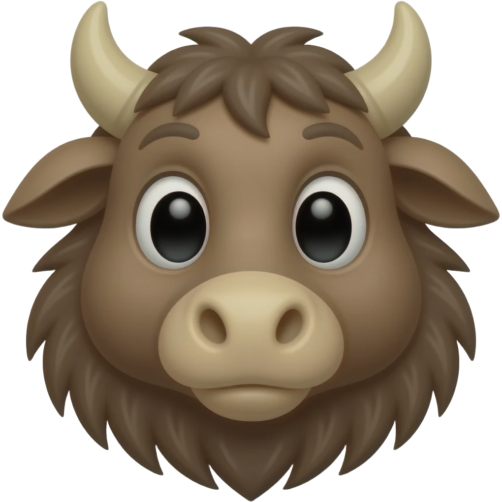Gnu face emoji