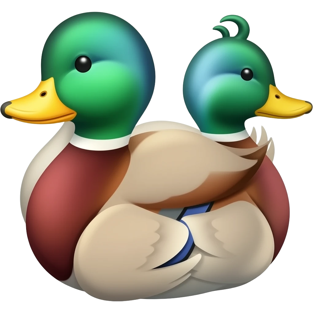 Duck tail emoji