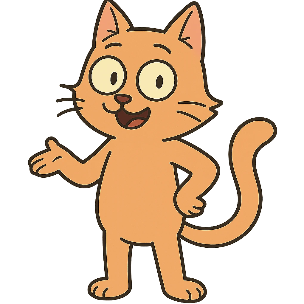 cat no human no background emoji