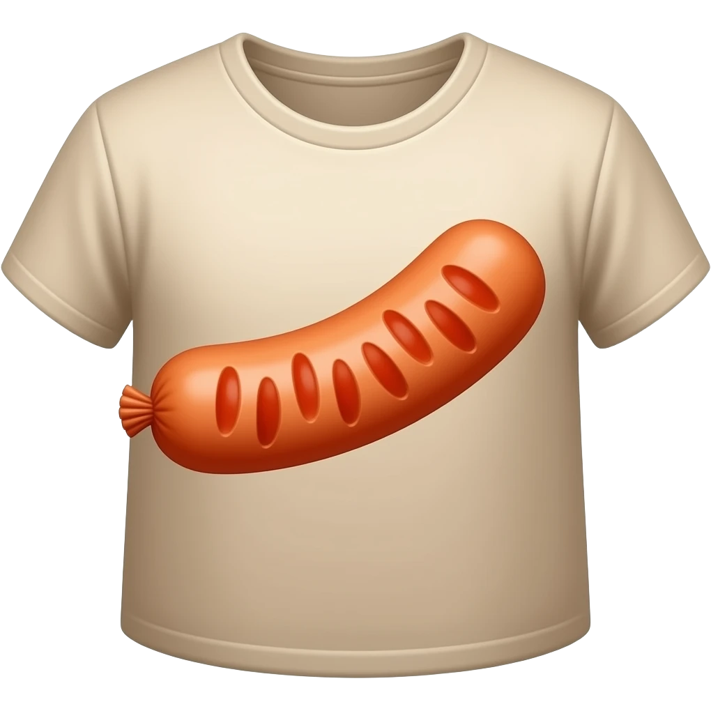 salchicha con ropa emoji