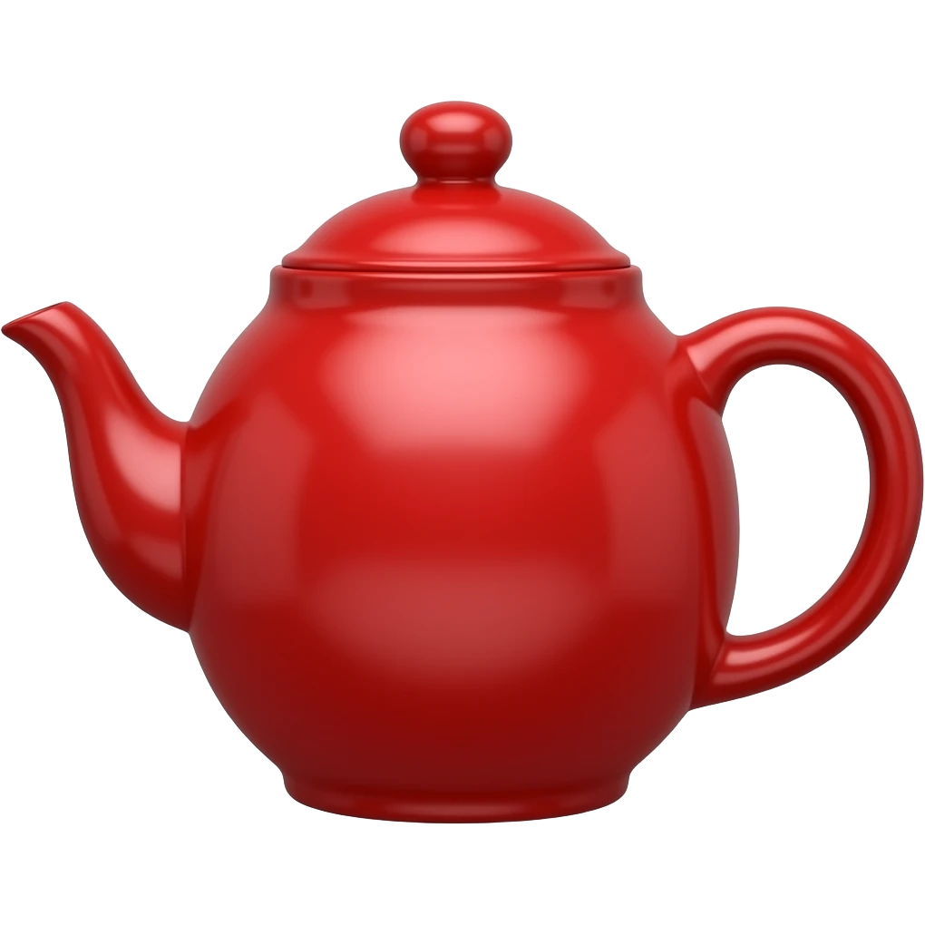 red Tea Pot emoji