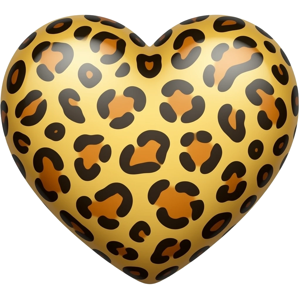 Cuore leopardato emoji